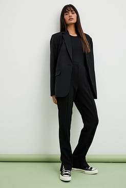 Oversized-fit Tailored Blazer Outfit