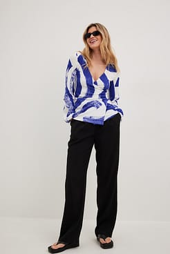 Structure Wrap Top Outfit