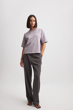 Boxy heavy t-shirt Outfit