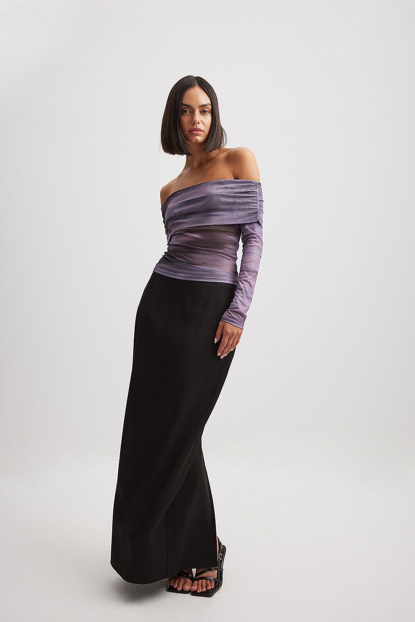 Off The Shoulder Mesh Top (S/M)