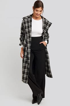 High Waisted Wide Leg Suit Pant Outfit
