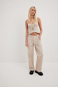 Straight Cargo Trousers Outfit