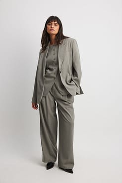 Straight Oversized Blazer Outfit