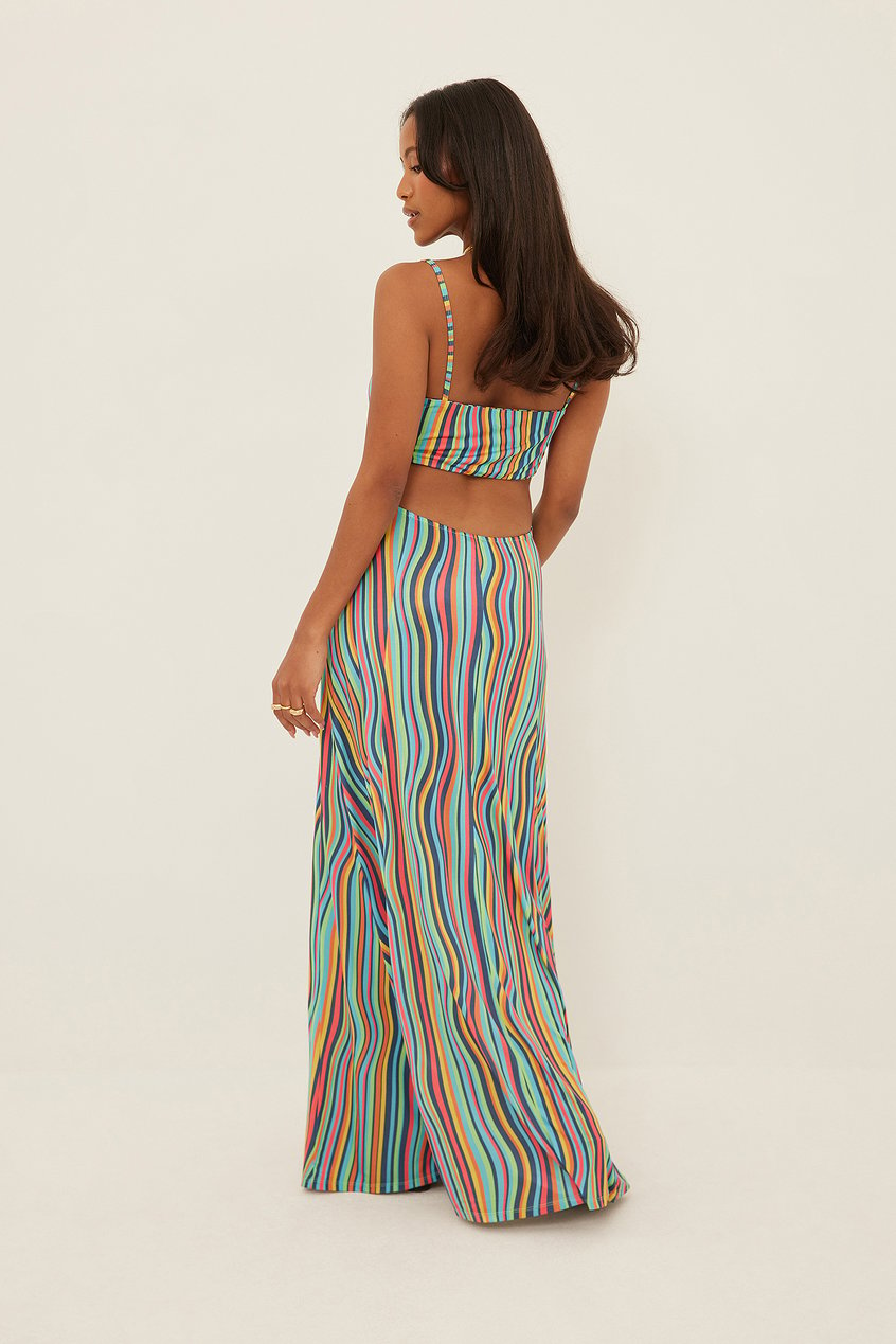 Vestidos Summer Maxi Dresses | Vestido maxi con detalle de tiras - BQ52266