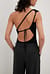 Strappy Back Detail Rouched Body