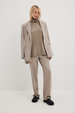 Straight Fit Trousers Outfit