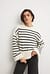 Striped Oversized Knitted Sweater