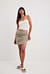 Structured Fitted Mini Skirt