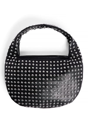 Black Studded Handbag