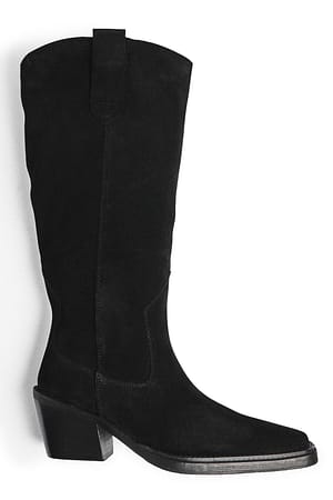 TEAGAN COWBOY BOOTS KHAKI SUEDE -