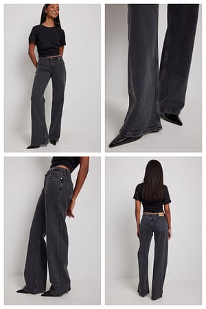 DK Grey Low Waist Jeans