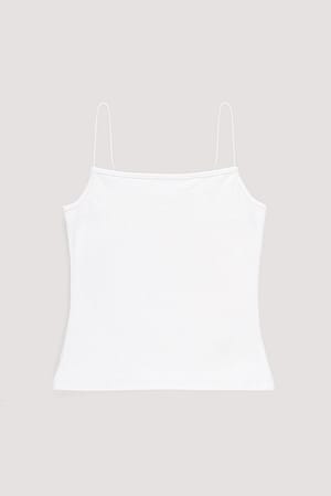 White Recyceltes Unterhemd