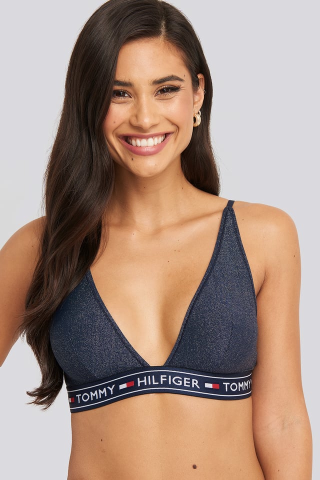 Authentic Triangle Bra Navy Blue