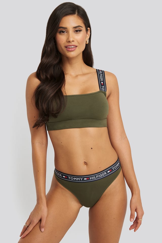 Brazilian Cotton Panties Olive Night
