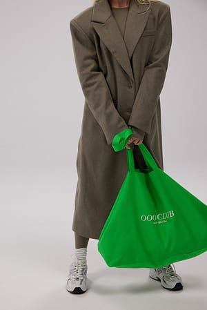 Bright Green Organic Tote Bag