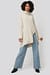 Front Slit Turtleneck Knitted Tunic