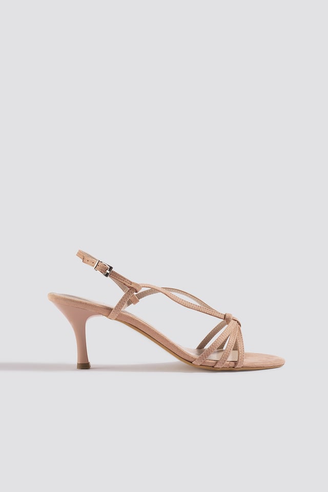 High Heel Strap Sandal Powder Pink