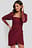 Lace Sleeve Detailed Mini Dress