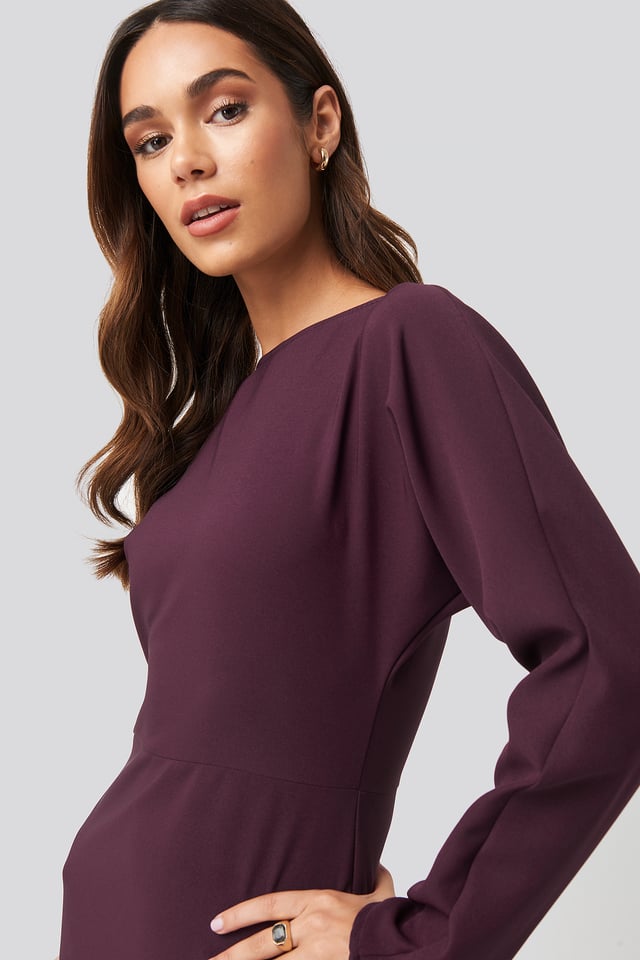 Mini  Basic Dress Purple