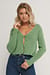 Mint Knitted Cardigan