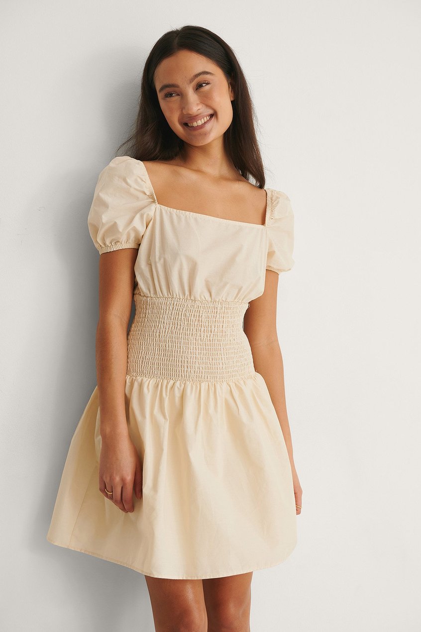 Vestidos Puff Sleeve Dresses | Vestido Mini Con Detalle Fruncido - BE53589