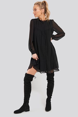 Black Sheer Dress
