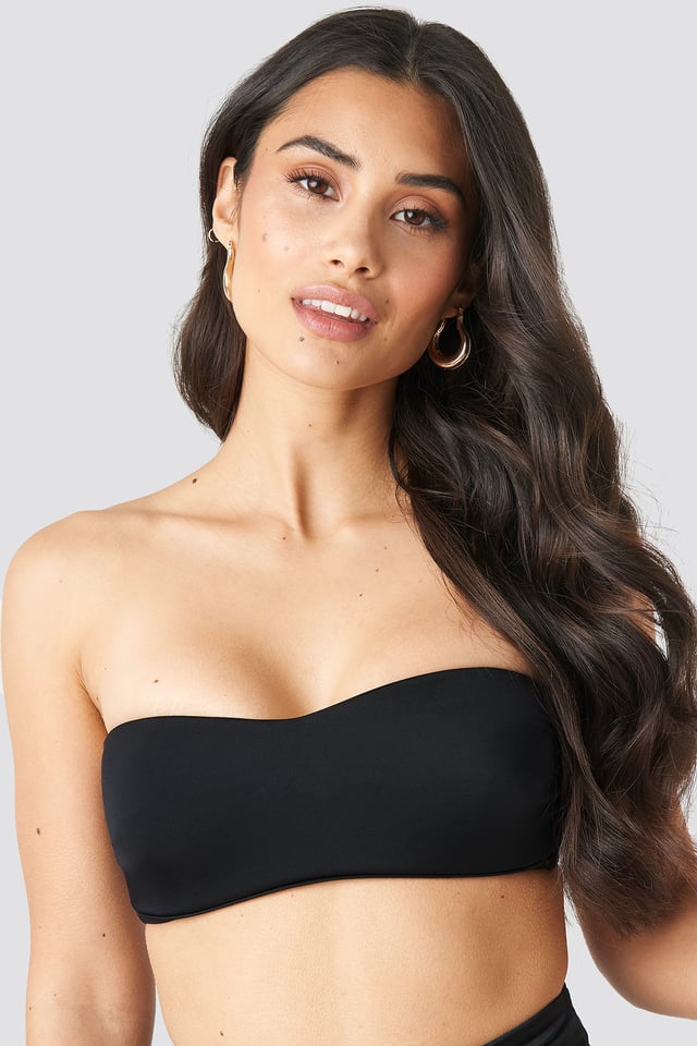 Strapless Bikini Top Black