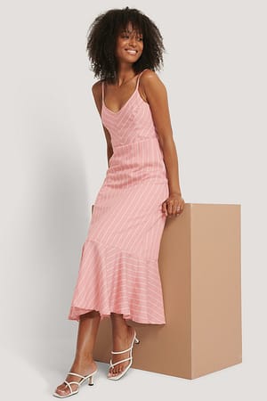 Pink Langes Kleid