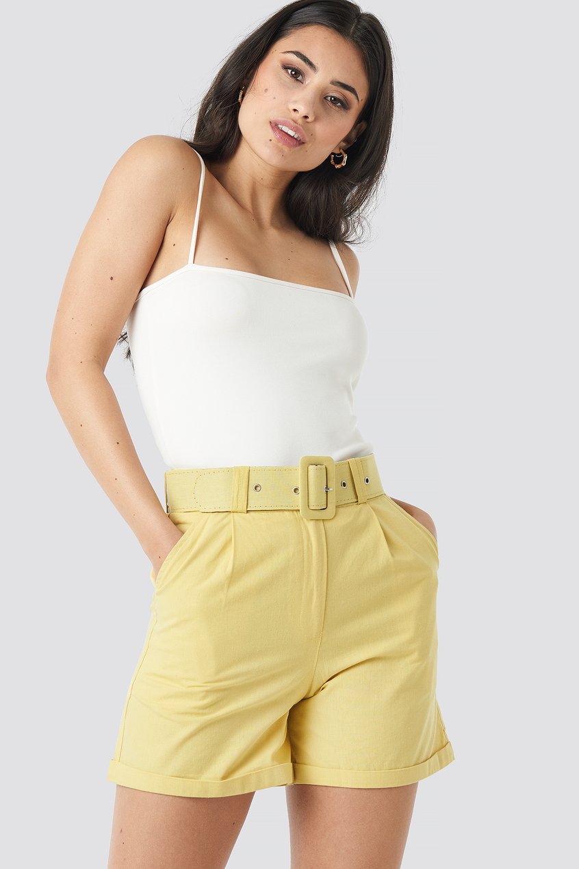 Shorts Paperbag Shorts | Yol Belt Detailed Shorts - XU82346