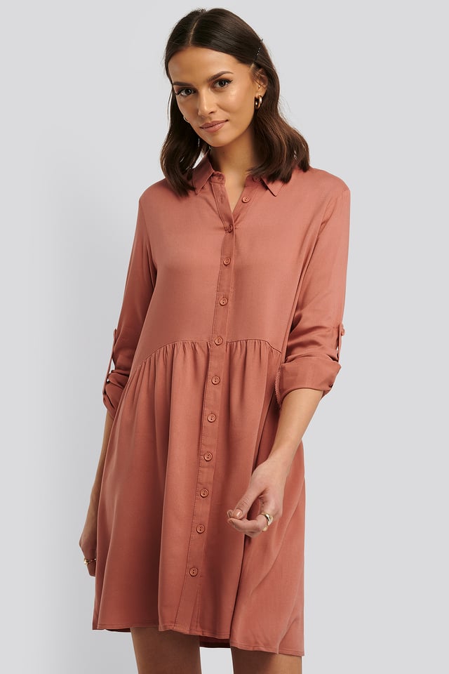 Yol Shirt Dress Dusty Rose