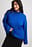 Turtle Neck Knitted Wide Rib Sweater