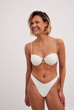 Offwhite V-shaped Bikini Bottom