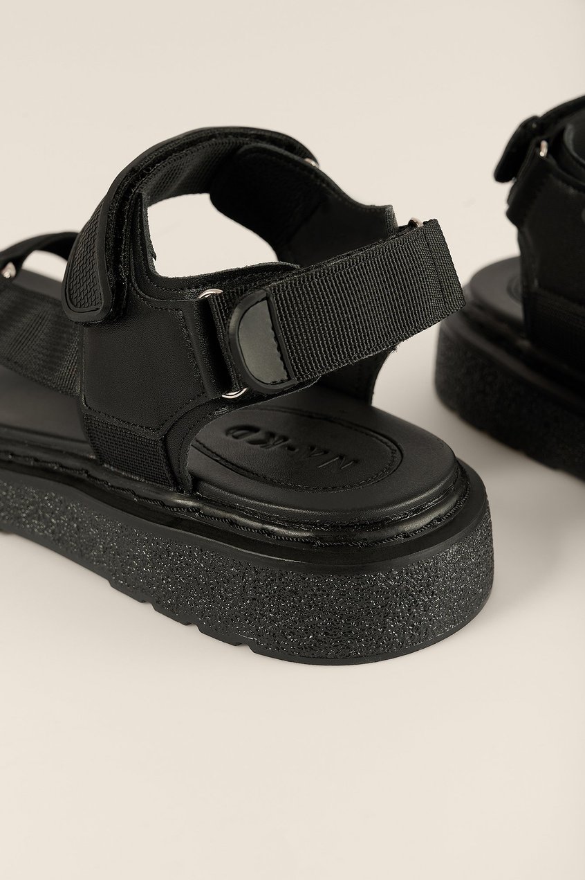 Chaussures Sandales plates | Faites En Velcro Sandales - CP96652