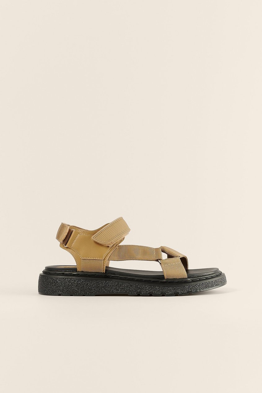 Chaussures Sandales plates | Faites En Velcro Sandales - TW36030