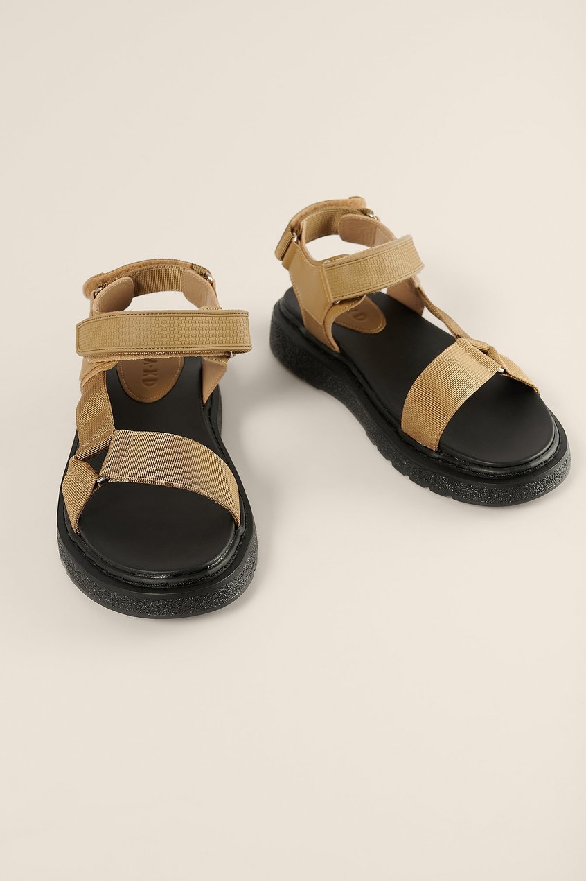 Chaussures Sandales plates | Faites En Velcro Sandales - TW36030