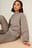 Oversize-Pullover mit Reißverschluss vorne