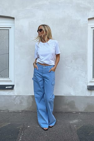 Workwear Pants Blue | NA-KD