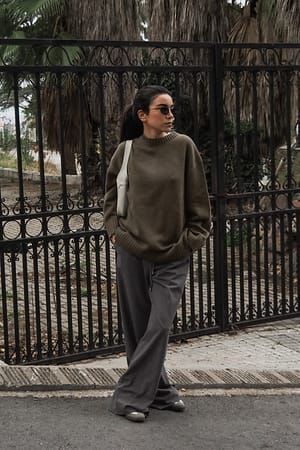 Women Green Cotton Baggy Cargo Pants Tailor Made Formal Casual Retro  Fashion High Street Loose Trousers Aesthetic Outfits Prom Work Attire -   Denmark