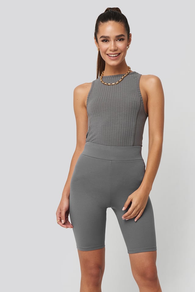 Kim Biker Shorts Charcoal