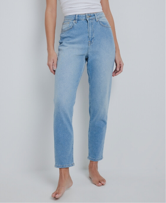 Mode Spijkerbroeken 7/8-jeans Zara Woman 7\/8-jeans bruin casual uitstraling 