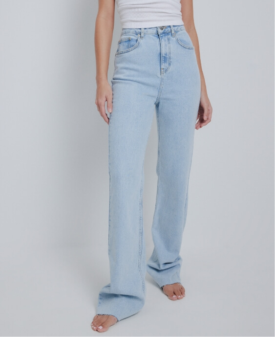 Mode Spijkerbroeken 7/8-jeans H&M 7\/8-jeans blauw casual uitstraling 
