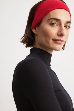 Red Jersey Headband