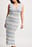 Knitted Striped Midi Dress