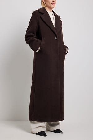 Brown Maxi Coat