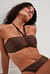 Wood Bead Detailed Halterneck Bikini Top