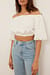 Off-shoulder anglaise top